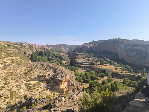 Panorámica del lugar donde se ubica nuestro proyecto de Custodia en el municipio de Castielfabib